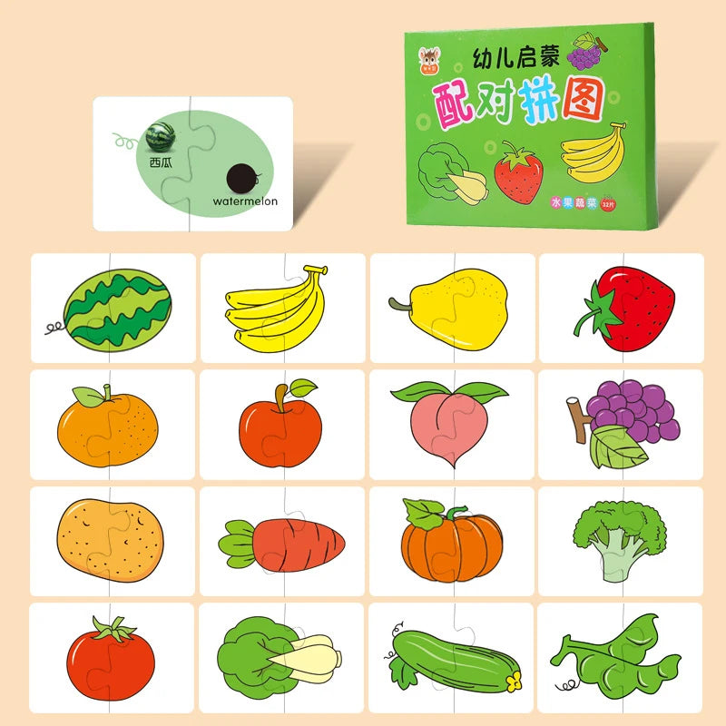 Rompecabezas para bebés, juguetes educativos Montessori, juegos de rompecabezas 3D de madera, caja de hierro, rompecabezas para niños, rompecabezas de madera para niños de 2 a 3 a 4 años