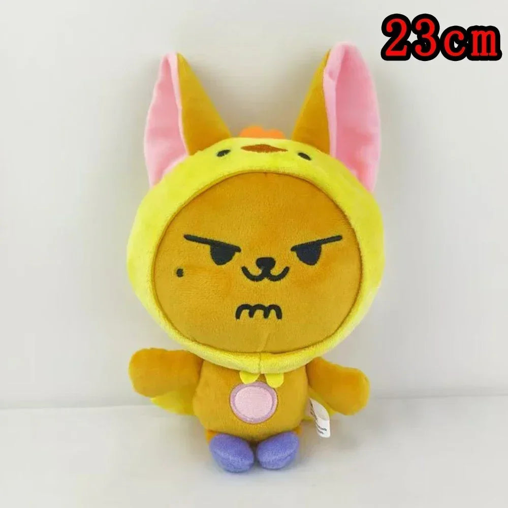 LLavero de peluche skzoo de 70 estilos, llavero Kawaii Skzoo, muñeco de peluche de dibujos animados, juguetes Kawaii, decoración de habitación, regalo para niños