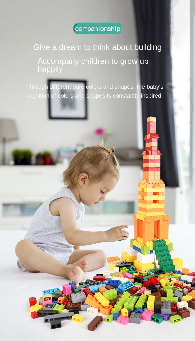 Bloques de construcción de piezas para niños, lote de bloques de construcción de 120 piezas a granel, juguetes de placa de bloques de ladrillos de Color, partículas pequeñas a granel compatibles con Legoeds