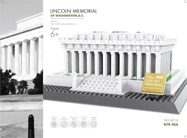 MOC arquitectura de fama mundial Edificio casa de ópera bloques de construcción Villa Savoye puente torre juguete niños cumpleaños regalo de Navidad