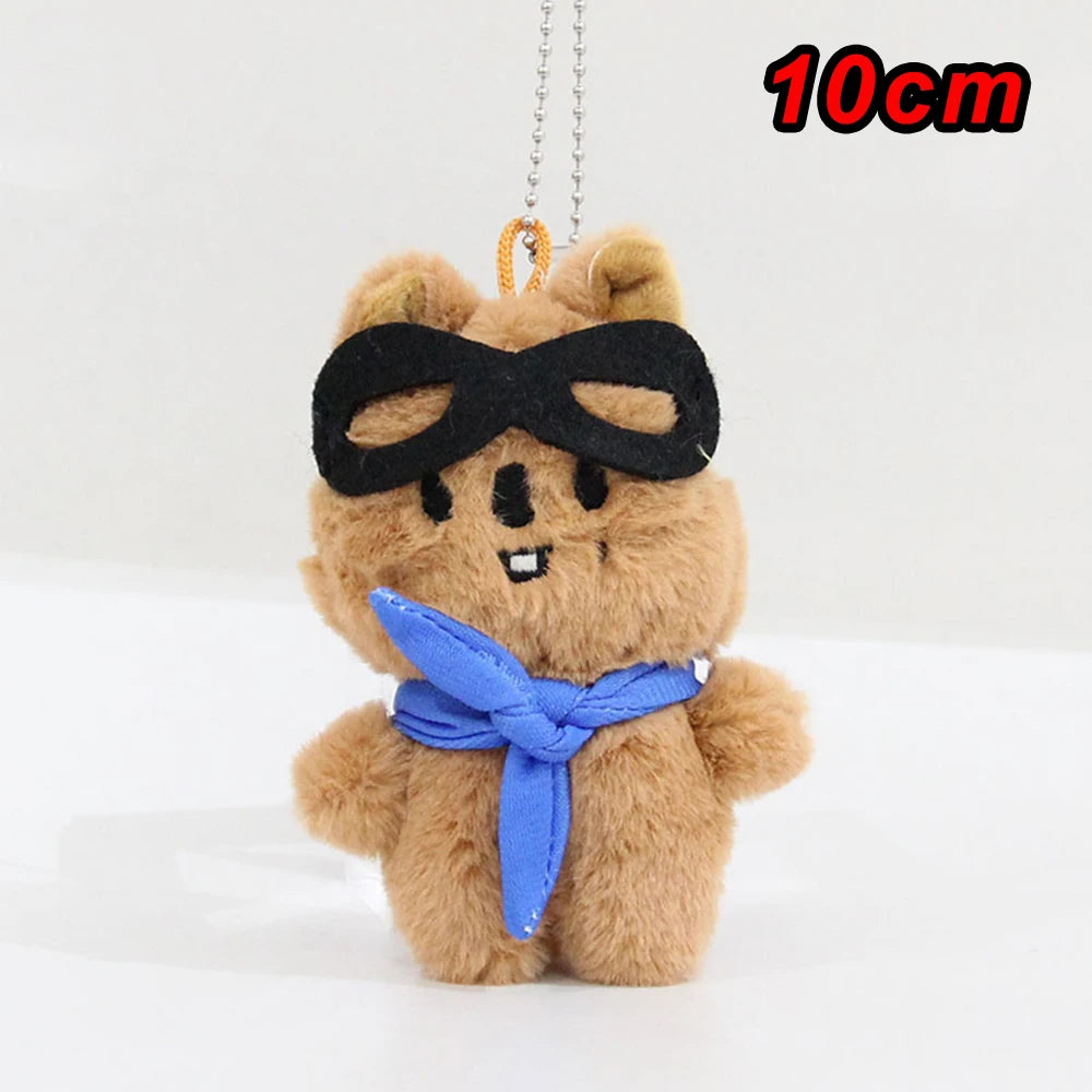 LLavero de peluche skzoo de 70 estilos, llavero Kawaii Skzoo, muñeco de peluche de dibujos animados, juguetes Kawaii, decoración de habitación, regalo para niños