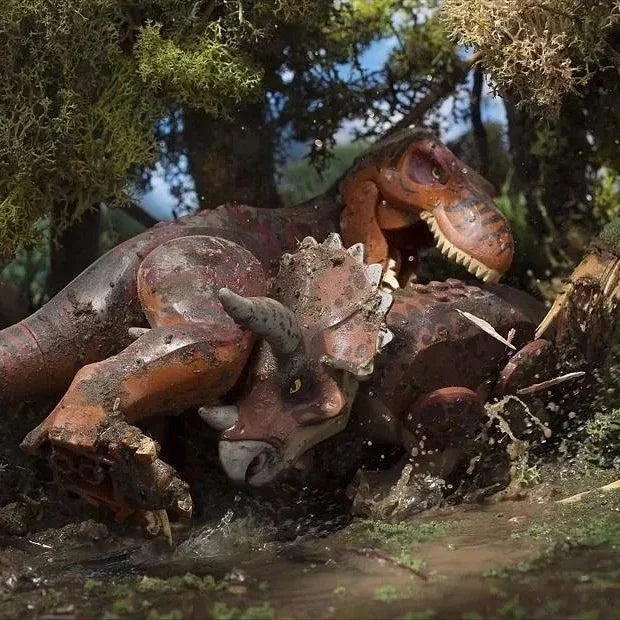 Velociraptor Triceratops Indominus t-rex modelo Jurassic World dinosaurios niños niño ensamblar bloques de construcción juguetes educativos