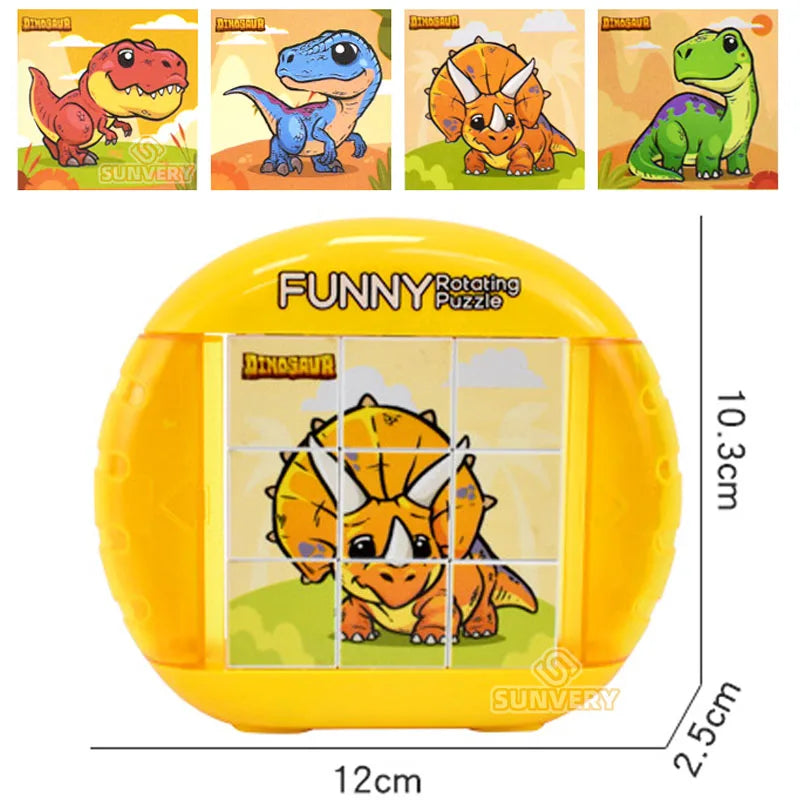 Rompecabezas giratorio 4 en 1 para niños Fidget Toys 3 4 5 6 7 8 años 4 rompecabezas en 1 habilidades motoras finas, regalo para niños y niñas mayores de 3 años