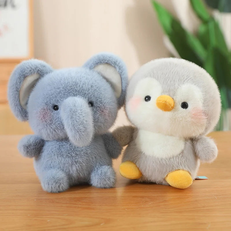 Bonitos animales sentados, Panda rojo, zorro, perezoso, gato, muñecos de peluche suaves, capibara de peluche, cerdo, juguetes para bebés, regalos para niños