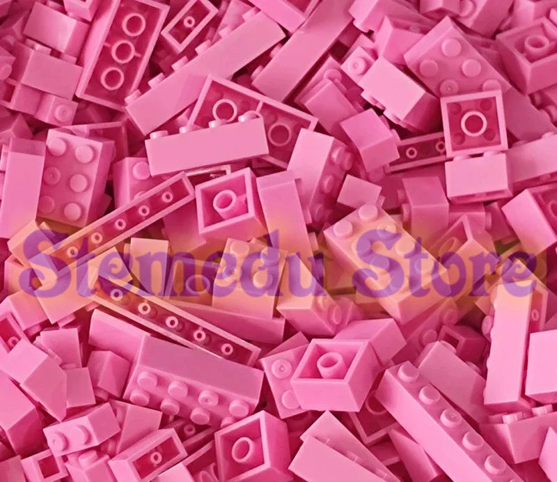 Bloques de construcción de piezas para niños, lote de bloques de construcción de 120 piezas a granel, juguetes de placa de bloques de ladrillos de Color, partículas pequeñas a granel compatibles con Legoeds