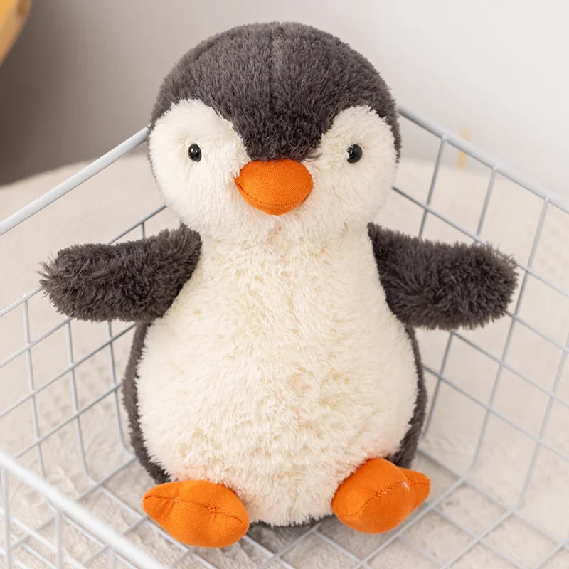Juguetes de peluche de pingüino suave Huggable Kawaii para niños, muñeca de peluche para niños, regalo de cumpleaños para niños, 16-30CM