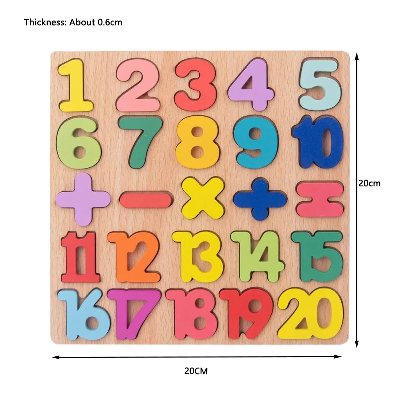 Rompecabezas Montessori de formas múltiples, rompecabezas de madera, juguete, tablero de agarre geométrico, clasificador de colores de formas educativas para bebés y niños de 1 2 3 Y