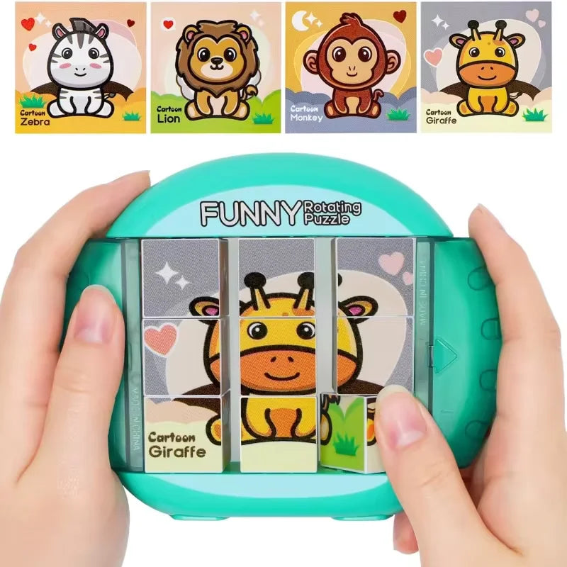 Rompecabezas de madera para niños de 2, 3, 4 y 5 años, juguetes para niños, juego de juguetes educativos para preescolar, rompecabezas de animales para niños y niñas, 9/16