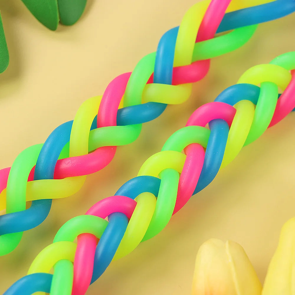 Juguetes sensoriales blandos para niños con autismo y ansiedad, juguetes de tubo retráctil para adultos, juguetes de guisante para apretar