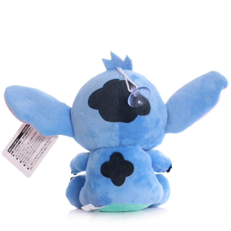 Muñecos de peluche de punto azul y rosa de dibujos animados de Disney, juguetes de Anime Lilo y Stitch de 20CM, juguetes de peluche Stich, regalos de navidad para niños
