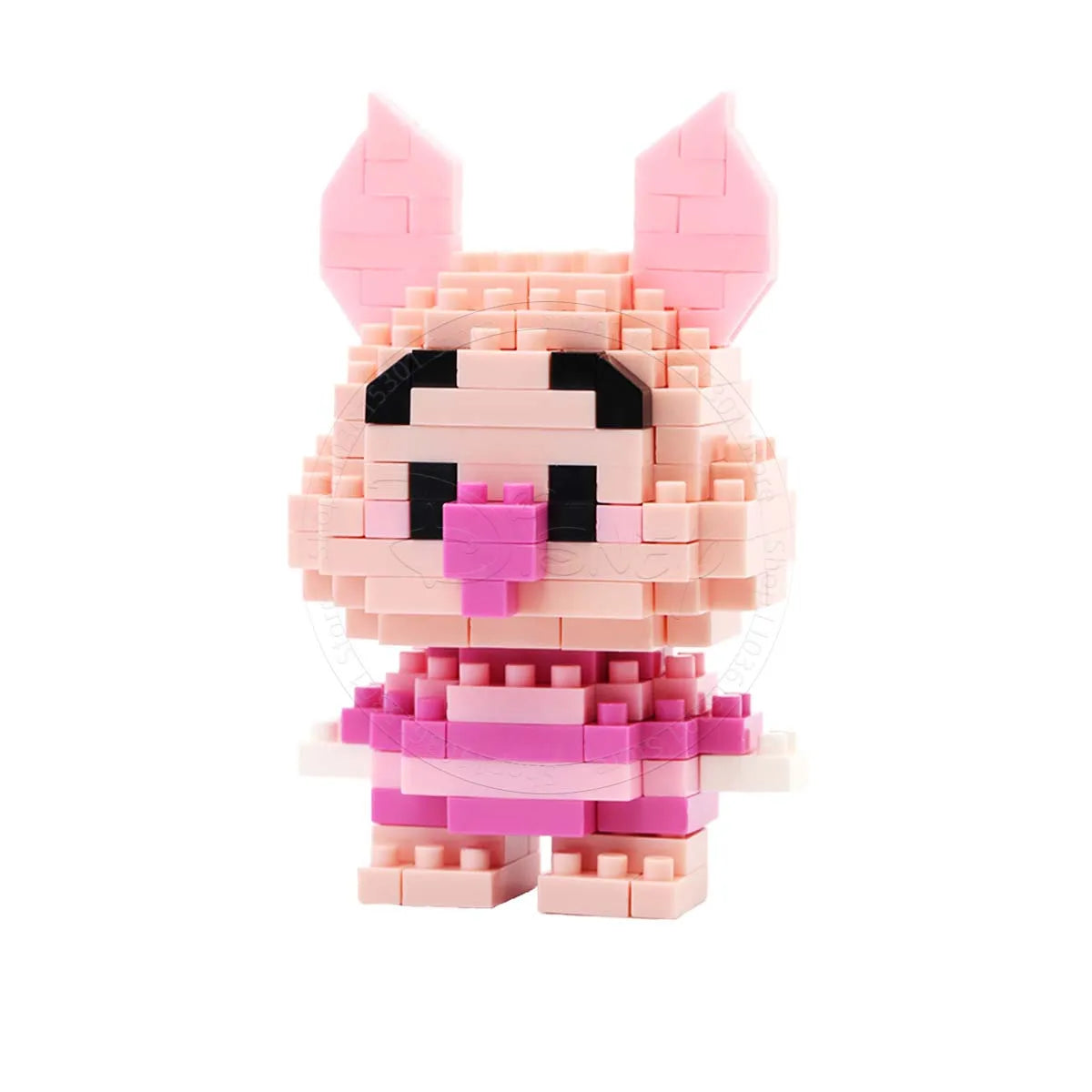 Stitch Disney princesa Elsa LinaBell bloques de construcción Mickey Mouse pato Mini figuras de acción bloques montar juguetes ladrillo niños regalos