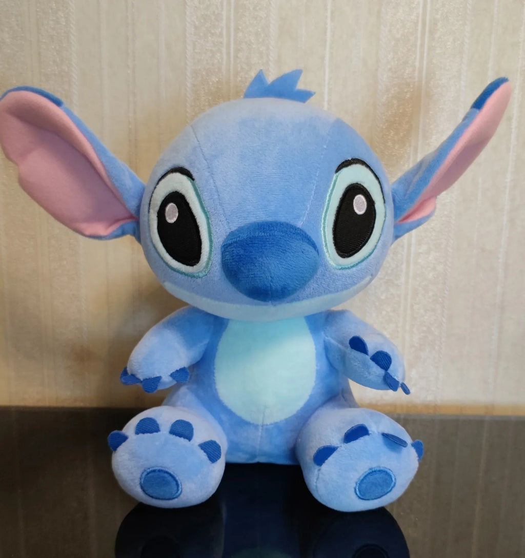 Muñecos de peluche de Stitch azul y rosa de dibujos animados de Disney, juguetes de Anime Lilo y Stitch Stich, juguetes de peluche, regalos de Navidad para niños