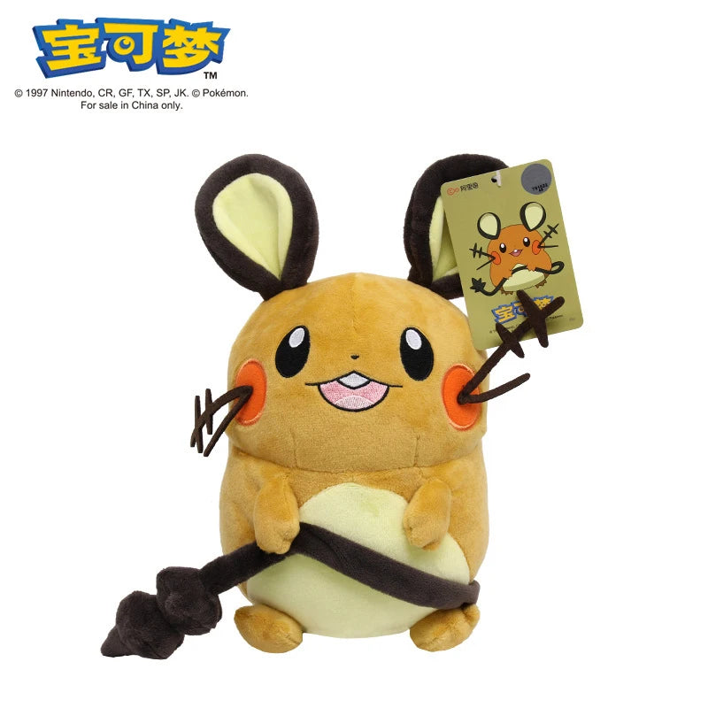 POKEMON-juguete de peluche Original Gengar Pikachu Kawaii Charizard, muñeco de peluche auténtico, juguetes Piplup de dibujos animados suaves y bonitos para regalo de niños