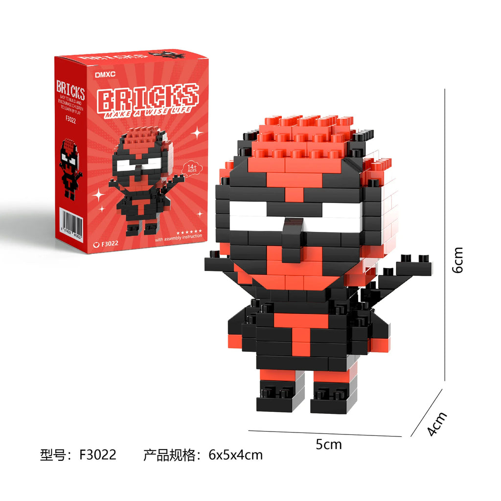 Disney Spider Man-bloques de construcción Deadpool y Venom Iron Man, figura de Marvel Legends, modelo de personaje de dibujos animados, juguetes para niños, regalos
