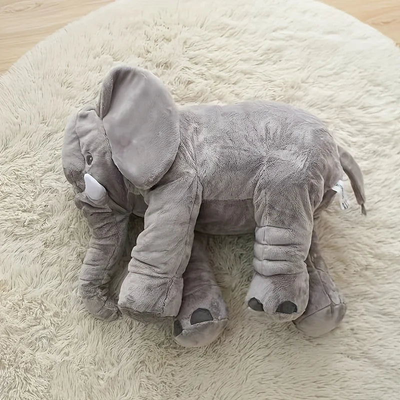Elefante suave de 40cm, juguetes de peluche, elefante bonito, almohada para dormir para bebé, animales de peluche, los mejores regalos para decoración de habitación de cumpleaños para niños