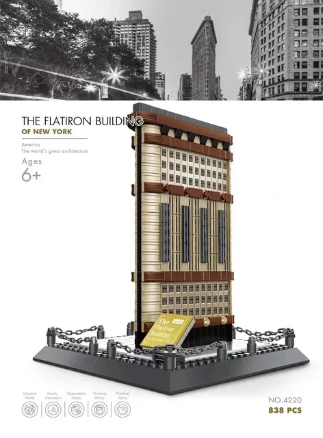 MOC arquitectura de fama mundial Edificio casa de ópera bloques de construcción Villa Savoye puente torre juguete niños cumpleaños regalo de Navidad