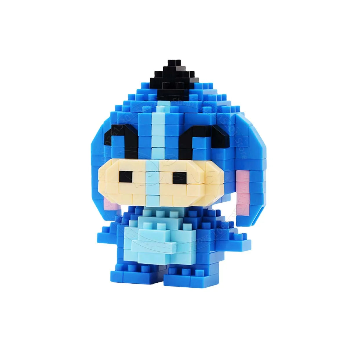 Stitch Disney princesa Elsa LinaBell bloques de construcción Mickey Mouse pato Mini figuras de acción bloques montar juguetes ladrillo niños regalos