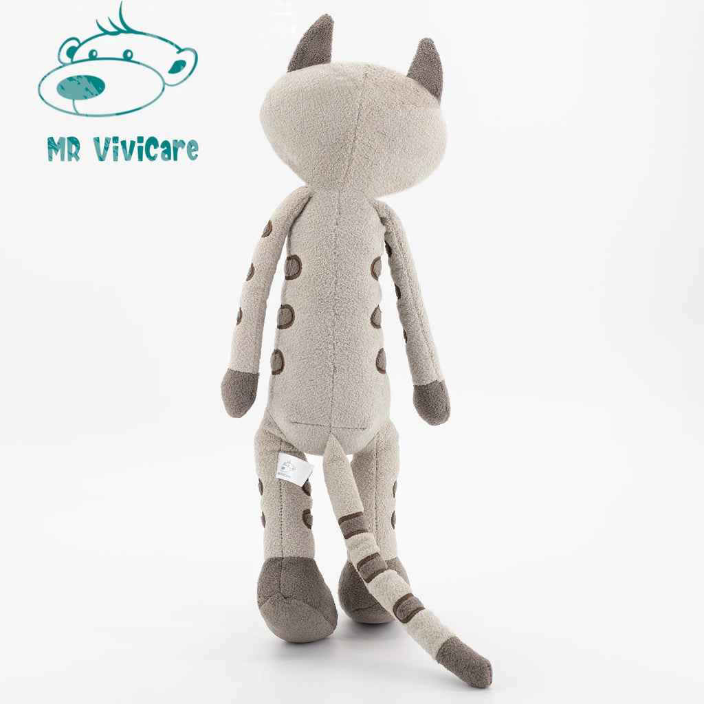 MR ViviCare-juguete de peluche de gato, simulación pequeña y suave, juguetes de animales de peluche para niños, accesorios bonitos para fotos, cumpleaños para niñas