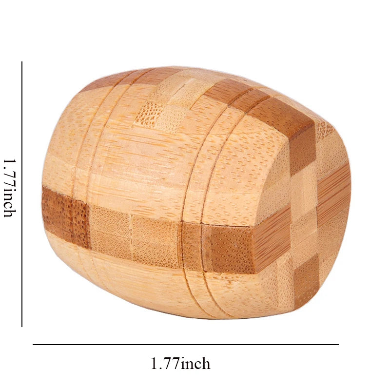 Kong Ming Lock de madera Lu Ban Lock IQ rompecabezas juguete educativo para niños Montessori rompecabezas 3D juego desbloquear juguetes para adultos