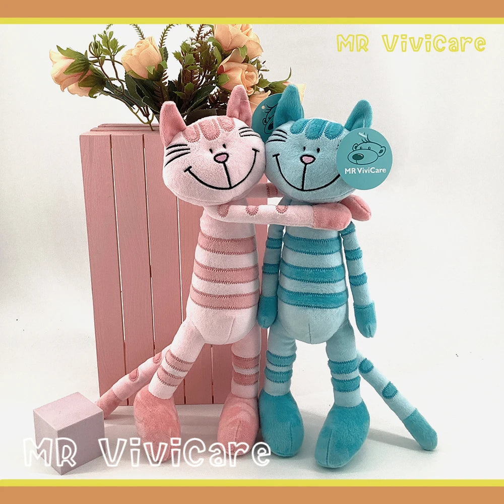 MR ViviCare-juguete de peluche de gato, simulación pequeña y suave, juguetes de animales de peluche para niños, accesorios bonitos para fotos, cumpleaños para niñas