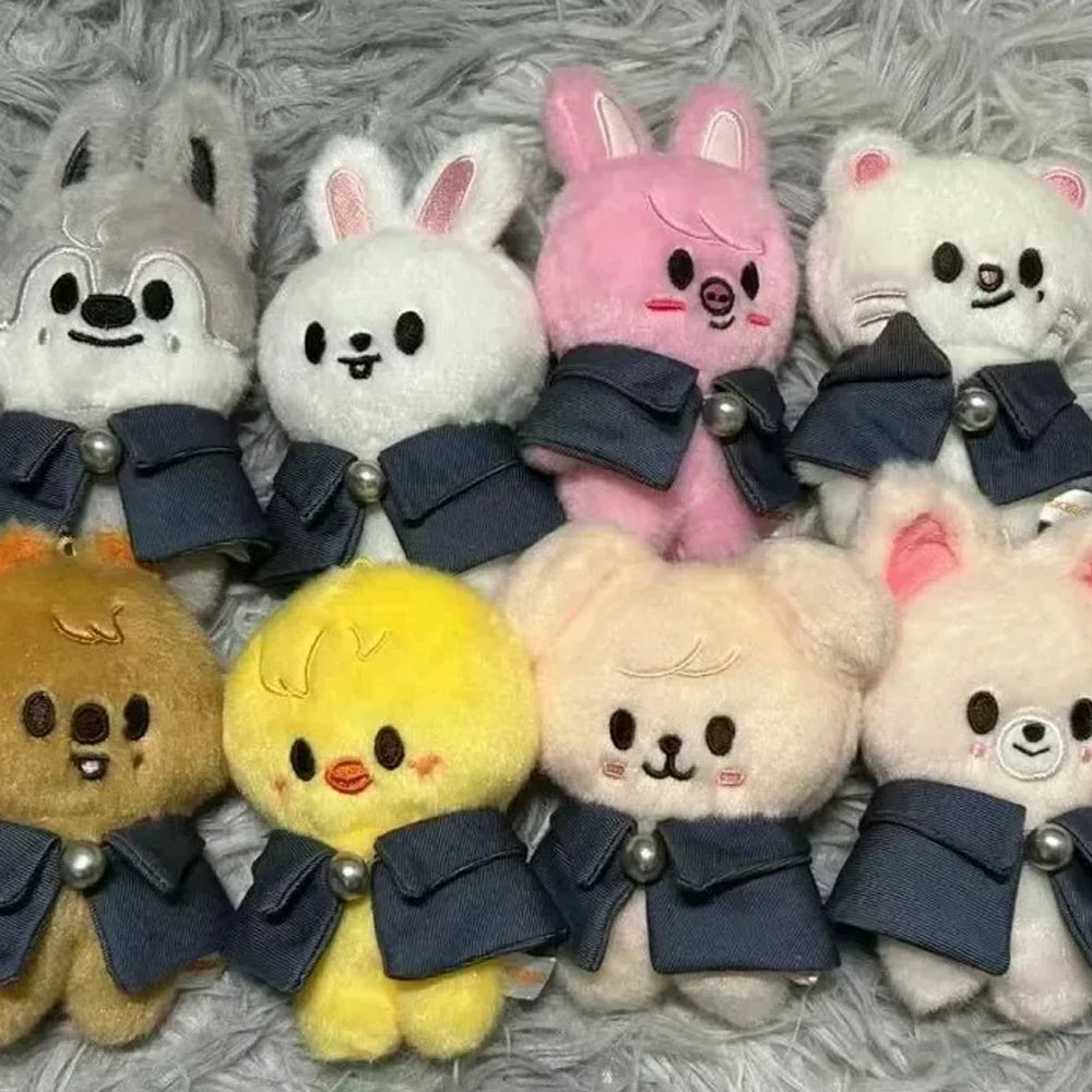 LLavero de peluche skzoo de 70 estilos, llavero Kawaii Skzoo, muñeco de peluche de dibujos animados, juguetes Kawaii, decoración de habitación, regalo para niños