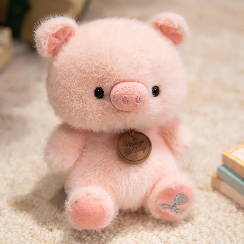 Bonitos animales sentados, Panda rojo, zorro, perezoso, gato, muñecos de peluche suaves, capibara de peluche, cerdo, juguetes para bebés, regalos para niños